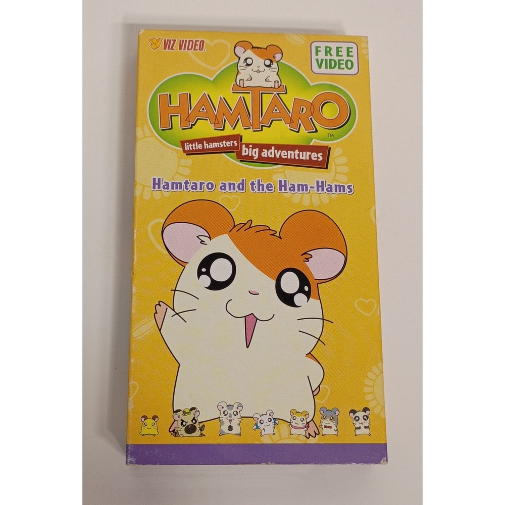 Hamtaro - Little Hamsters Big Adventures VHS Tape 1 Episode Japan Vintage Kawaii